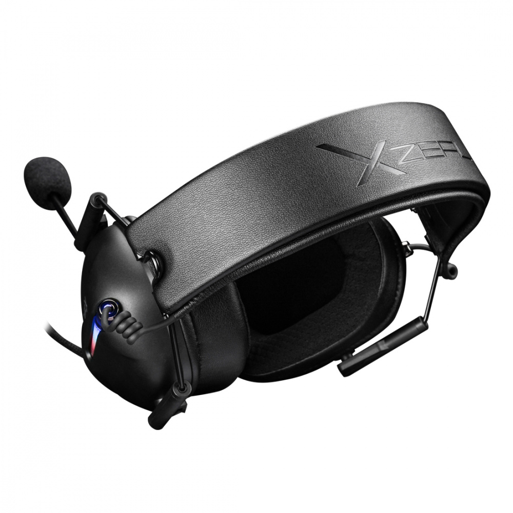 XZEAL Audífonos Gamer con Micrófono XZ-7010, Alámbrico, 1.8 Metros, Negro