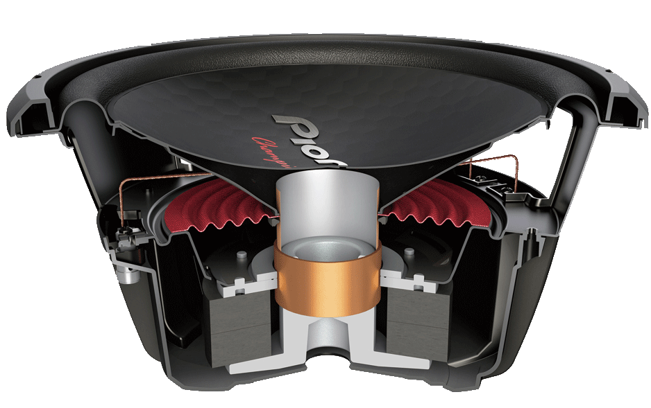 Subwoofer de 12 pulgadas PIONEER TS-W312D4 Doble bobina 1600 Watts Max