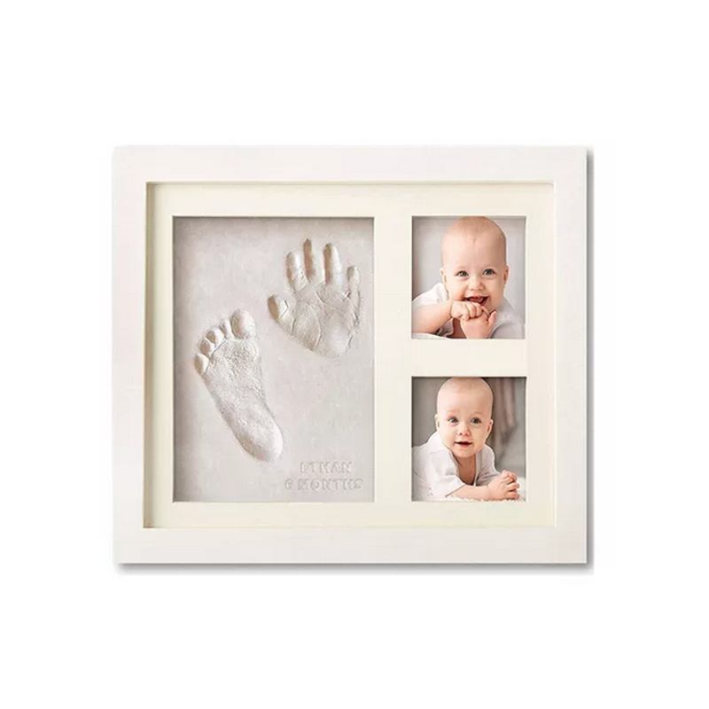 Kit De Marco Huella Del Bebé Barro Memoria Para Niños Foto
