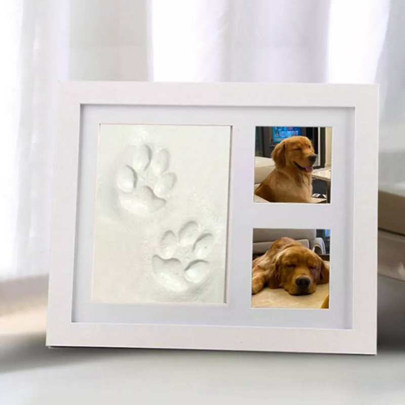 Kit De Marco Huella Del Bebé Barro Memoria Para Niños Foto