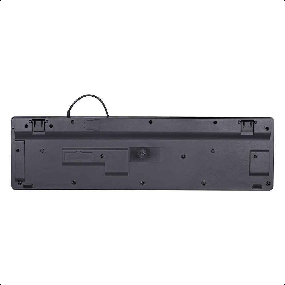 Teclado Alámbrico TechZone OVAL BLACK TechZone Colors