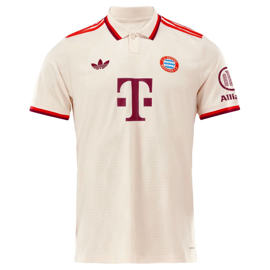 Nuevo! Jersey Bayern Munich Munchen 2024/2025 Tercero Crema Parche Bundesliga Talla M