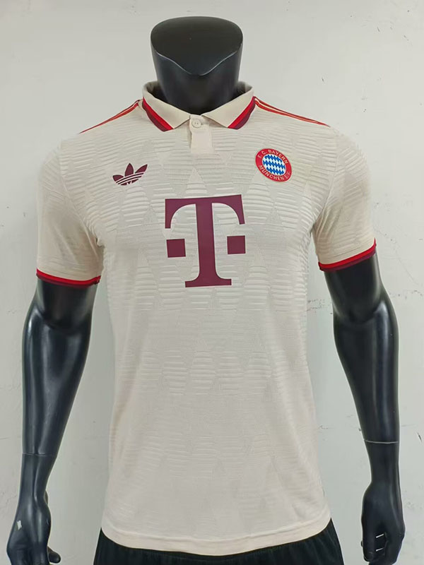 Nuevo! Jersey Bayern Munich Munchen 2024/2025 Tercero Crema Parche Bundesliga Talla M