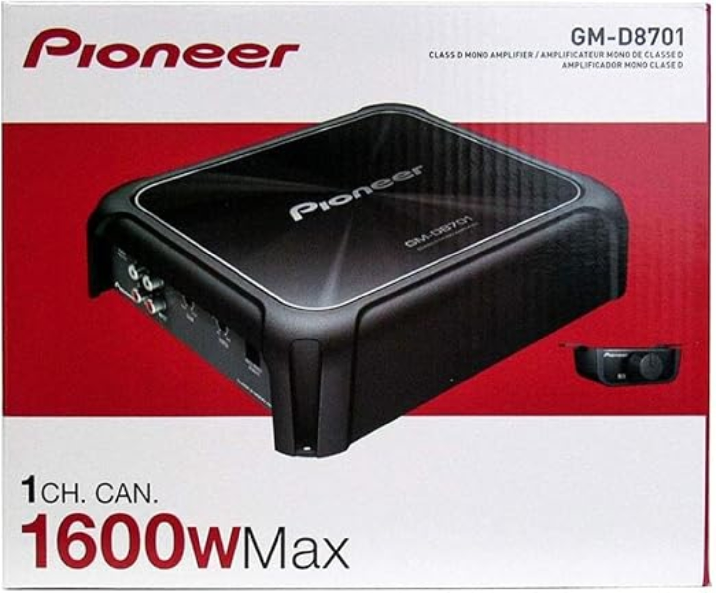 Amplificador De Sonido Para Carro Pioneer Gm-d8701, 1600w | Cuotas Sin