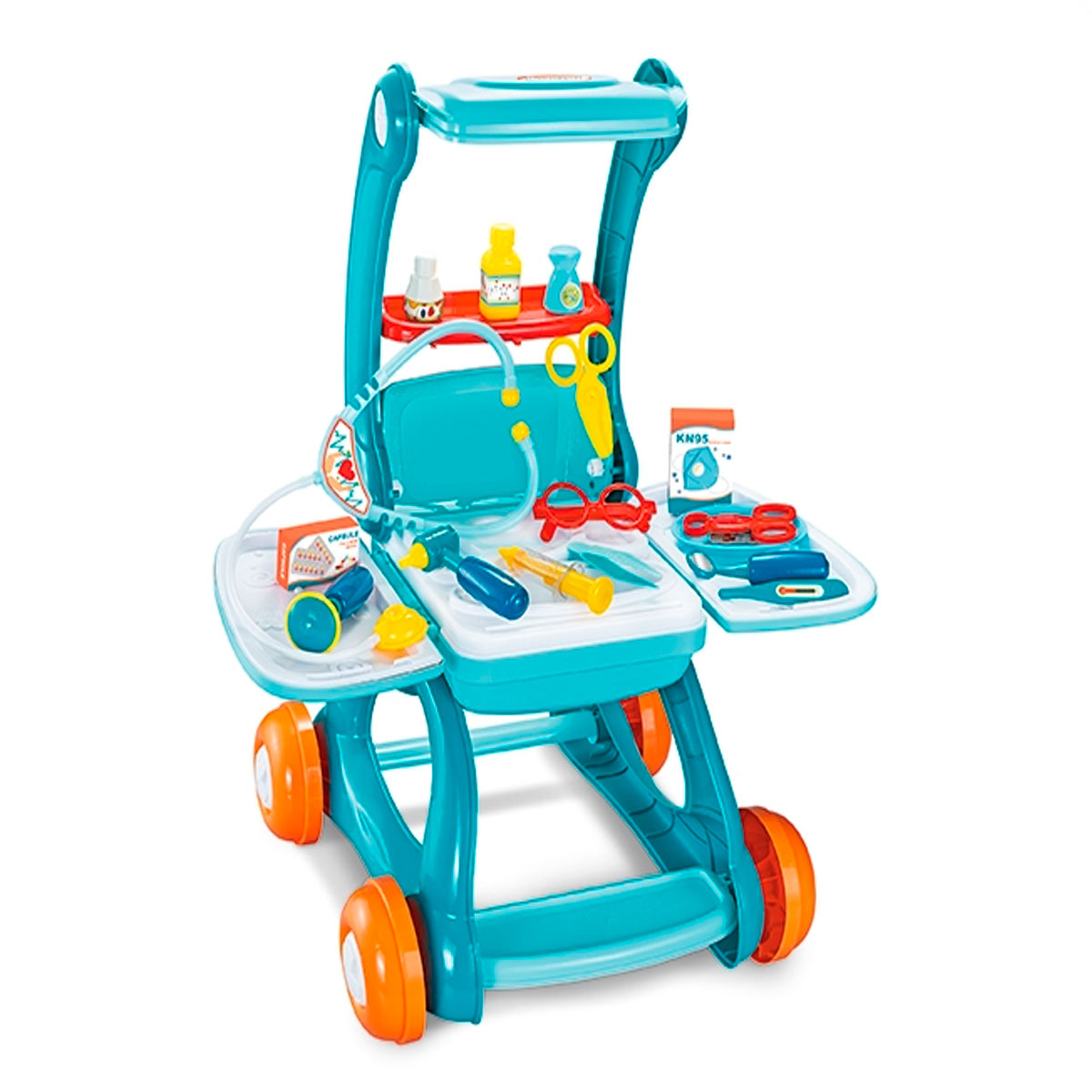 Carrito de Doctor 2en1 Azul