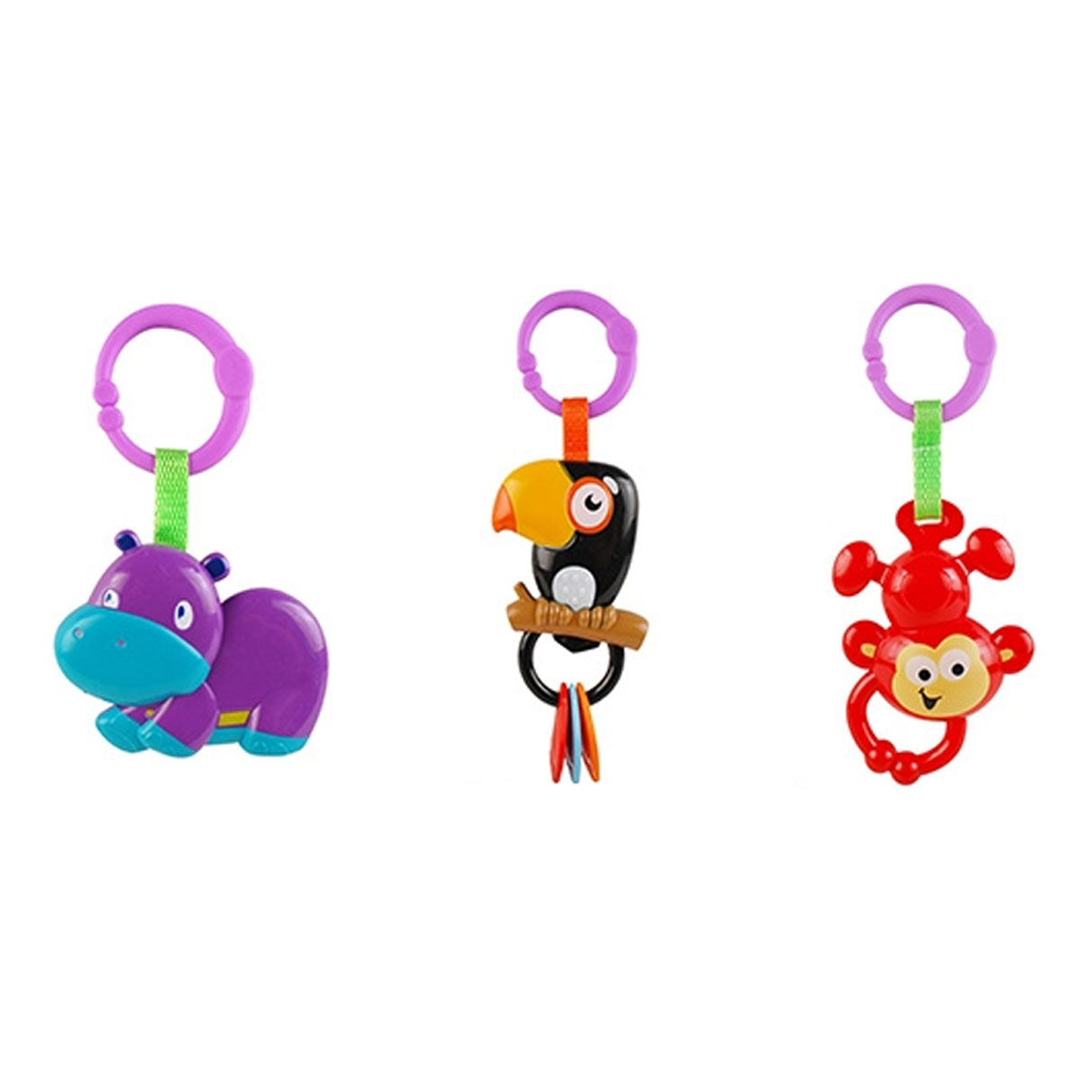 Sonajas Para Bebe Babytoys 3 Piezas