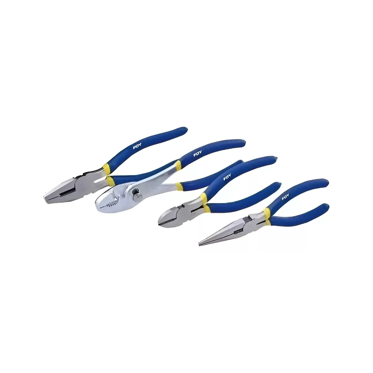 Juego De 4 Pinzas Electricista Y Corte 6 Y 8