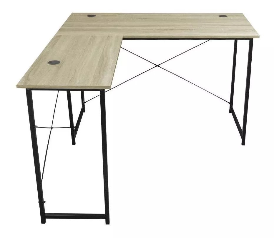 Escritorio Top Living Desk-11 melamina de 140cm x 75.5cm x 60cm x 120cm