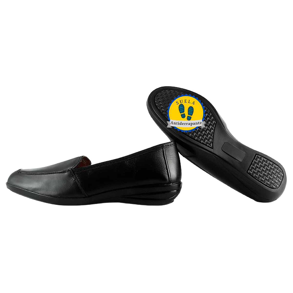 Zapatos Dama Cómodo 100% Piel Pie Diabetico Juanetes 1116-N