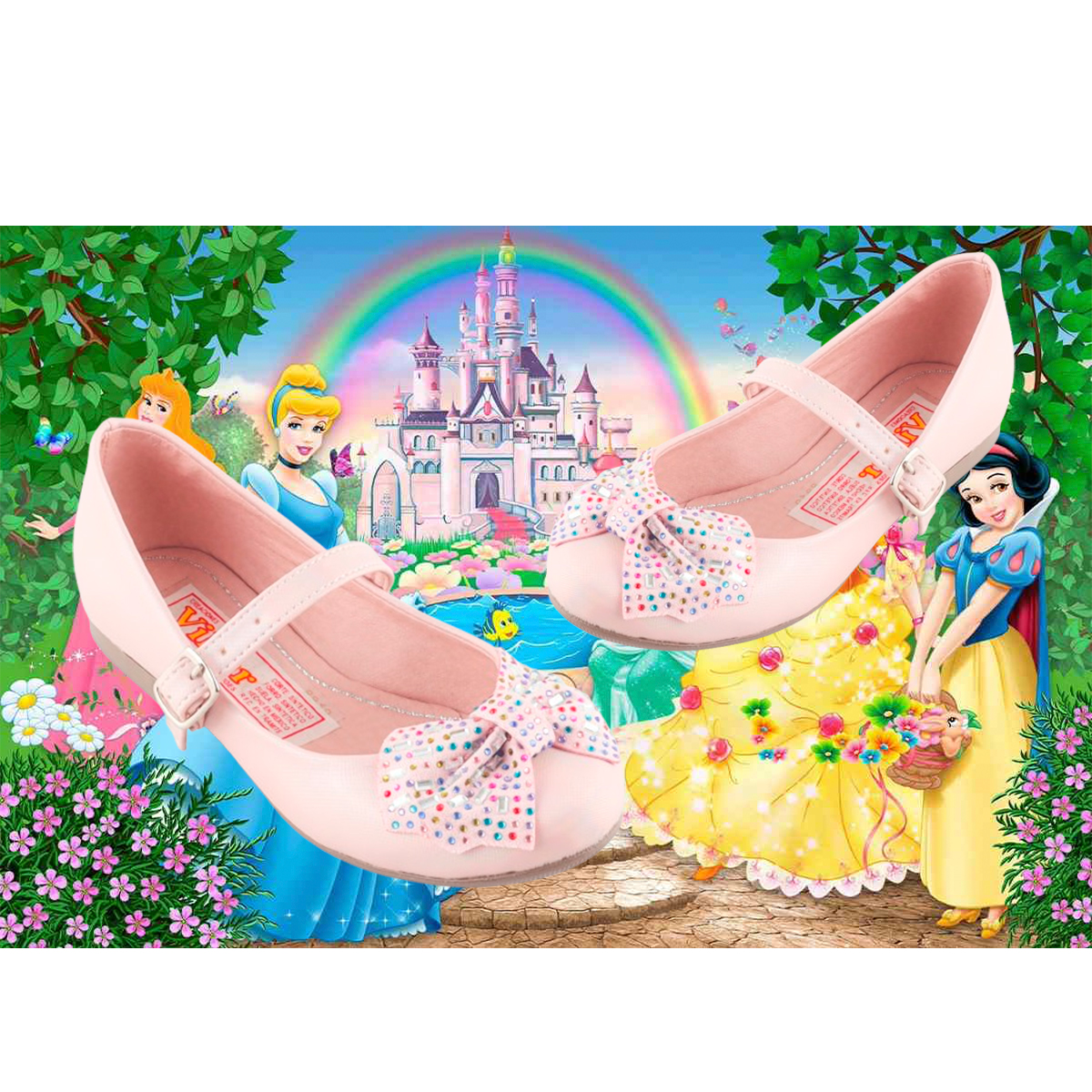 ZAPATO NIÑA PRINCESA CASUAL MODERNO ROSA ZAPATILLA 220-RT