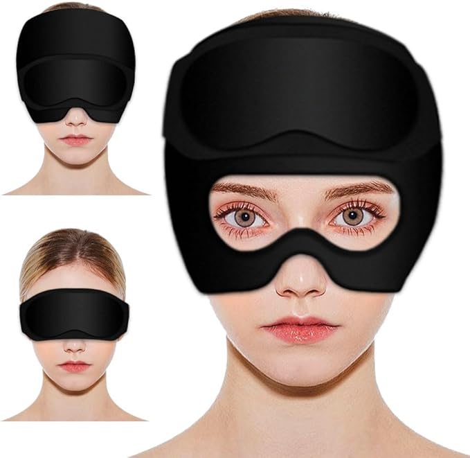 A Gorro para Migraña, Gorra de Hielo para Aliviar El Dolor de Cabeza