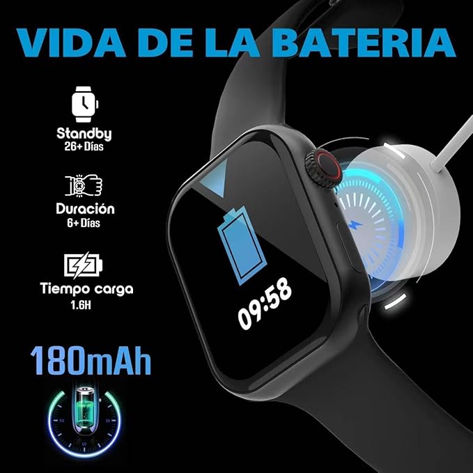 A KBOD Smartwatch Reloj Inteligente S75 Pro, Reloj Digital Resistente al Agua