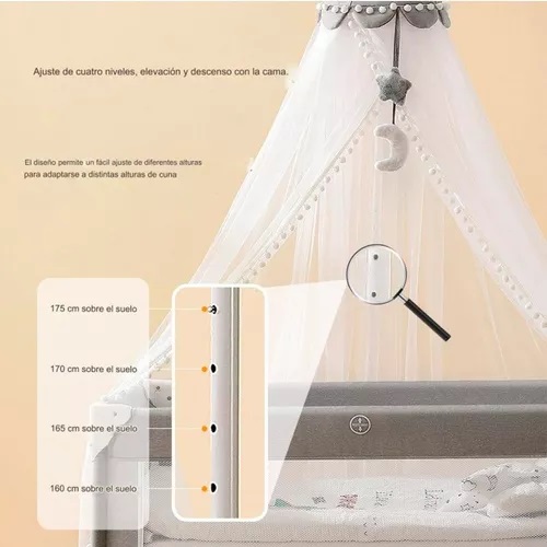 Mosquitero Para Cuna Corral De Bebé Coolbaby Dosel Cuna 360