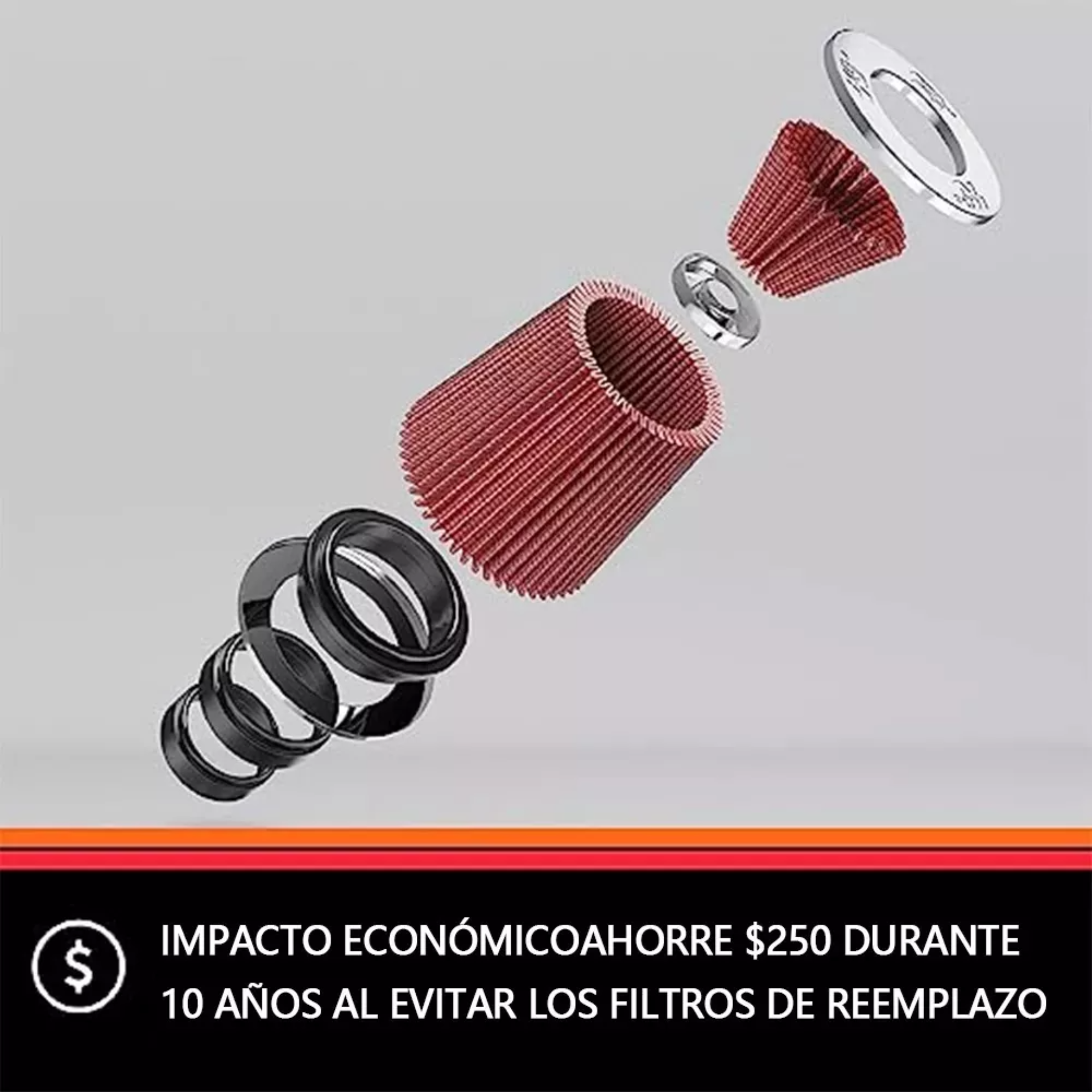 Filtro De Alto Flujo Universal Y Tornado Turbina Filtro Auto