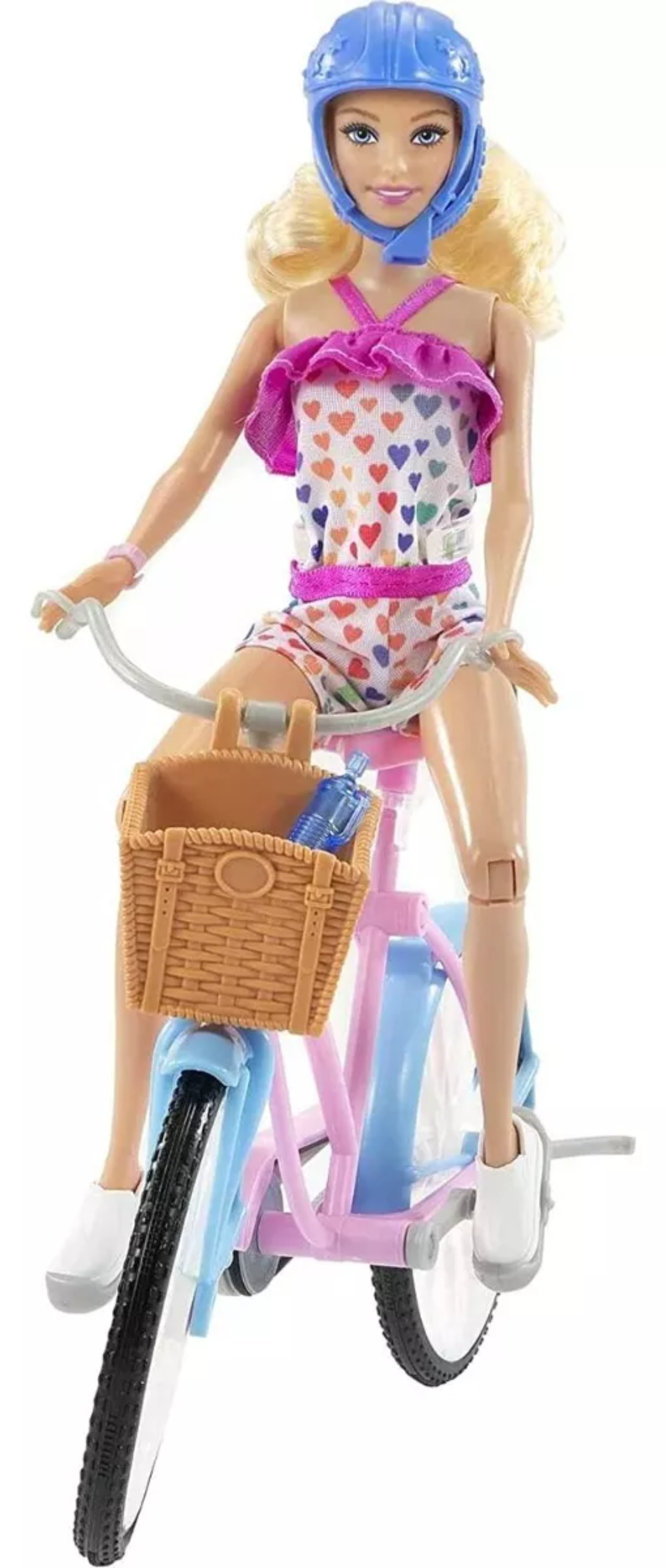 BARBIE, Set de Juego, Bicicleta con Muñeca, para Niñas de 3 Años en Adelante