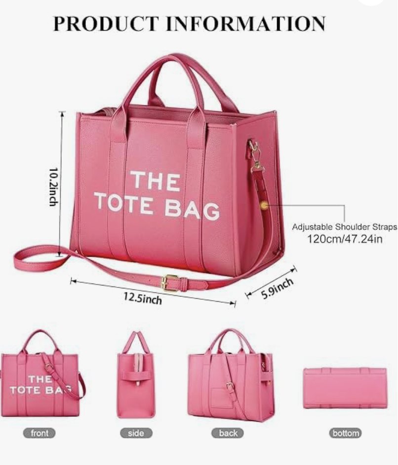 Thetotebag Bolso De Mano Mujer Gran Capacidad Para Mujer T