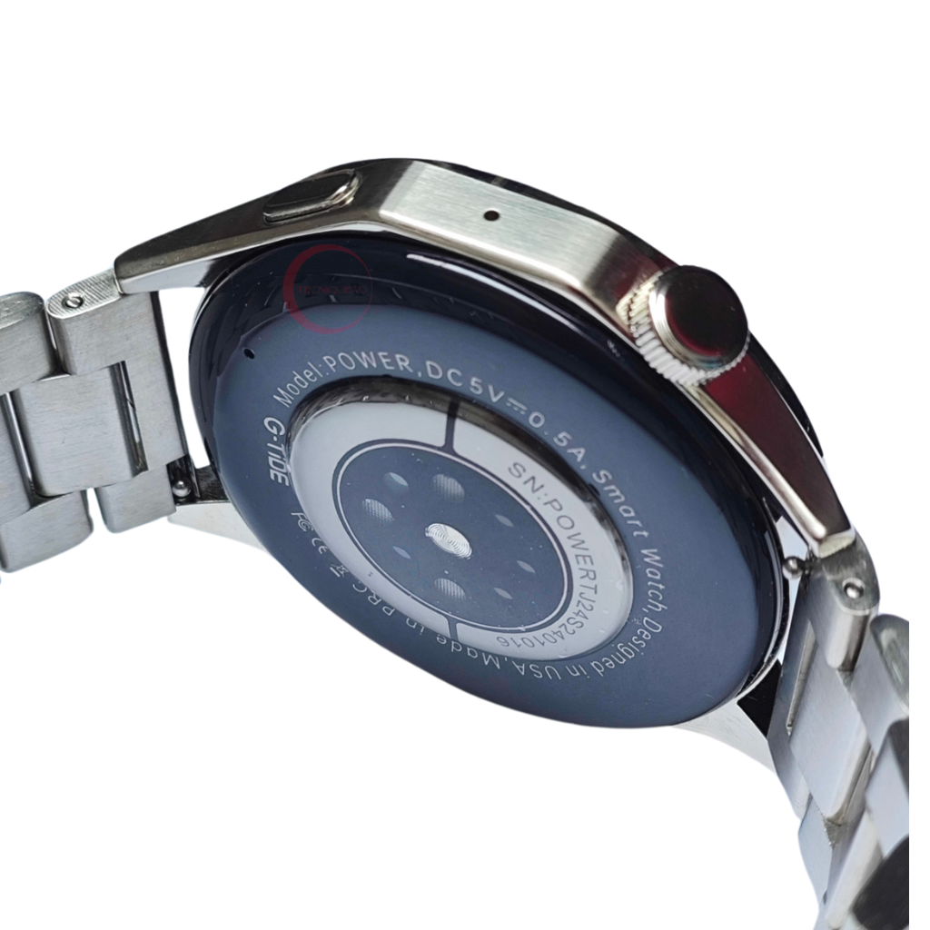 Reloj Smartwatch G Tide Power Con Audífonos Bluetooth Metal