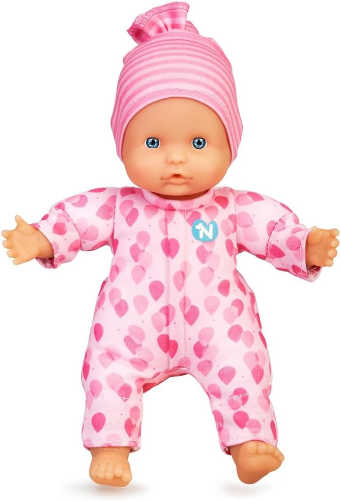 Nenuco Baby 3 Funciones con Sonido Pijama Estampada Rosa
