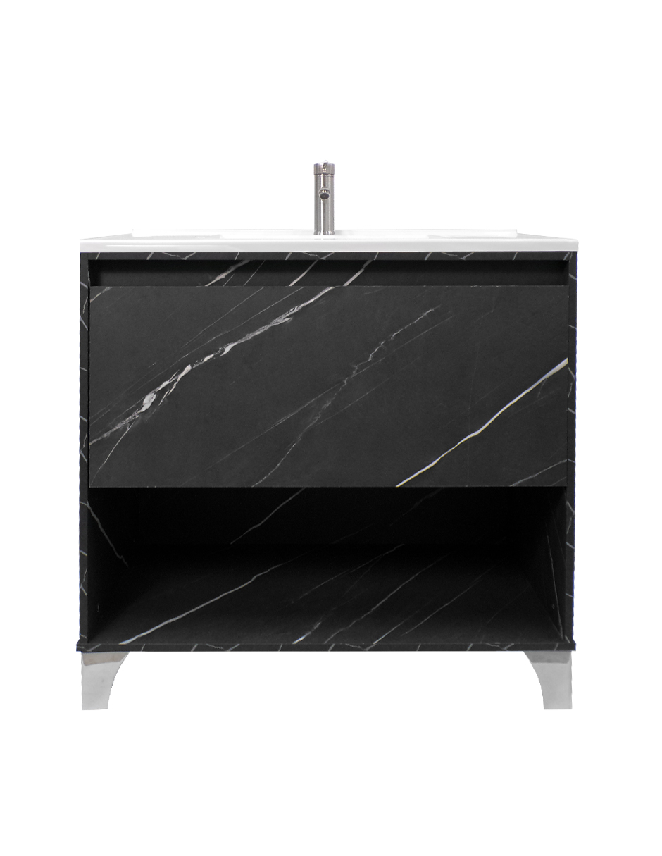 Gabinete De Baño Con Lavabo, Llave y Cajon Minimalista HIMALAYA