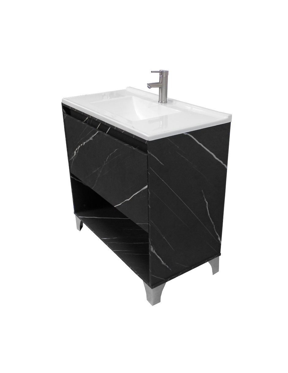 Gabinete De Baño Con Lavabo, Llave y Cajon Minimalista HIMALAYA