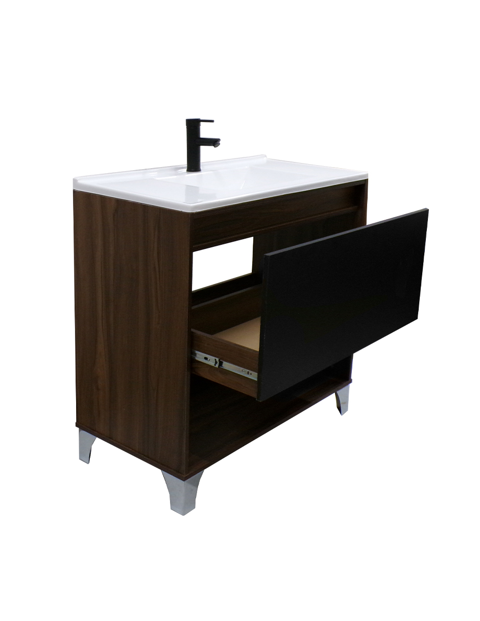 Gabinete De Baño Con Lavabo, Llave y Cajon Minimalista HIMALAYA
