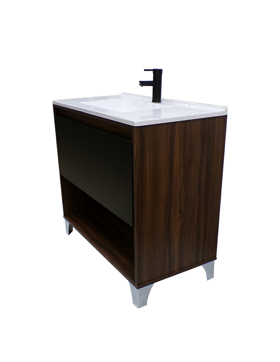 Gabinete De Baño Con Lavabo, Llave y Cajon Minimalista HIMALAYA