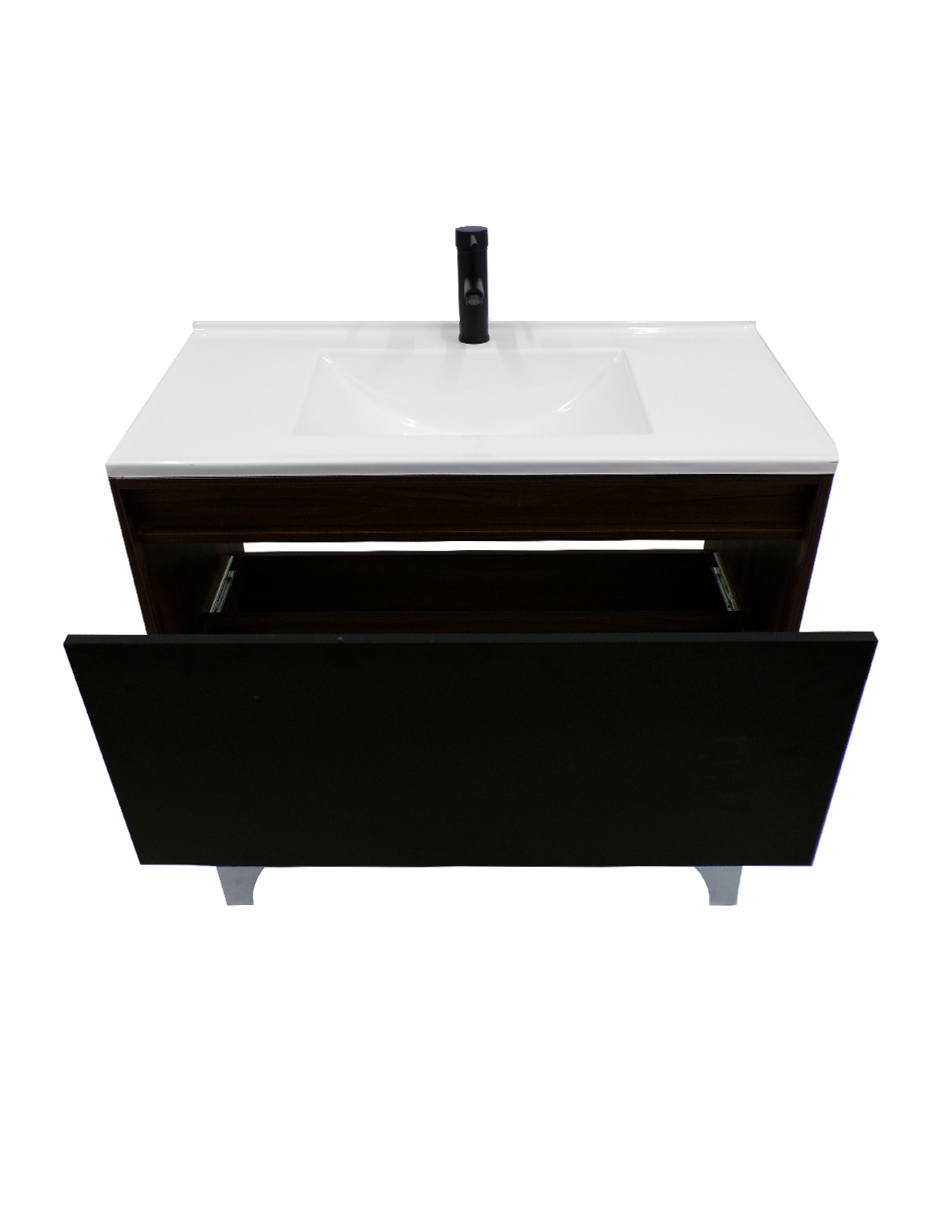 Gabinete De Baño Con Lavabo, Llave y Cajon Minimalista HIMALAYA