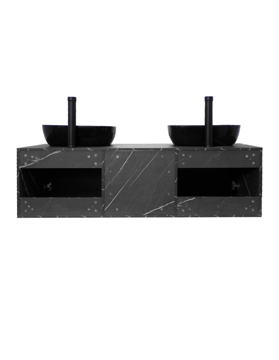 Gabinete De Baño Para Lavamanos Doble DARCY Minimalista