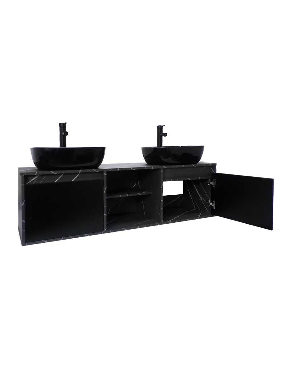 Gabinete De Baño Para Lavamanos Doble DARCY Minimalista