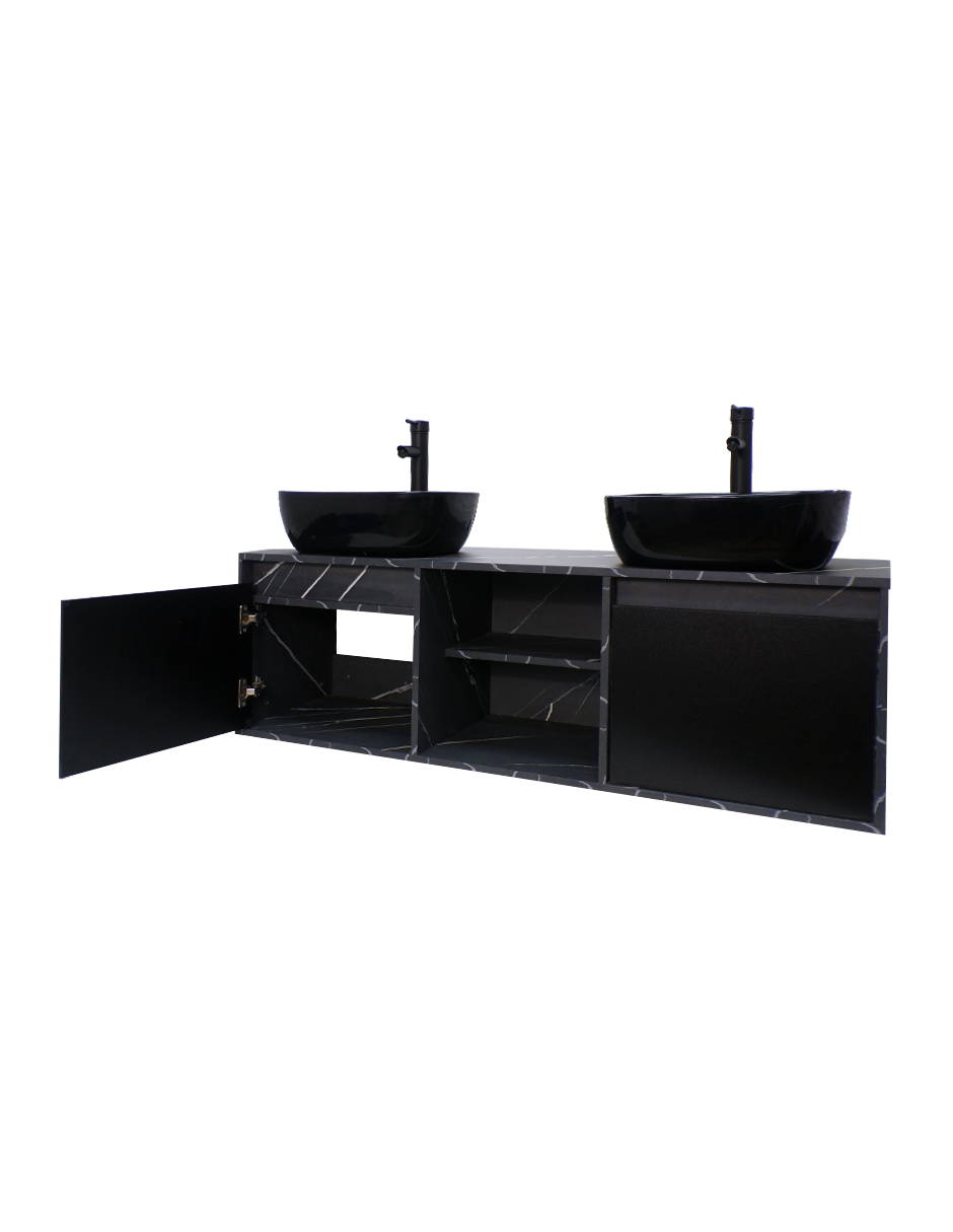Gabinete De Baño Para Lavamanos Doble DARCY Minimalista