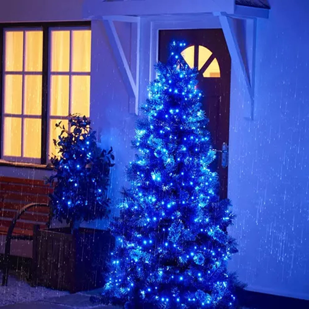 Serie de Luces Navideñas Led 50 Focos Luz Azul brillante