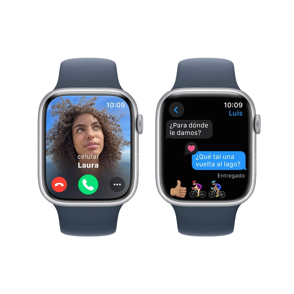 Apple Watch Series 9 Gps 45 Mm Correa M/l - Plata