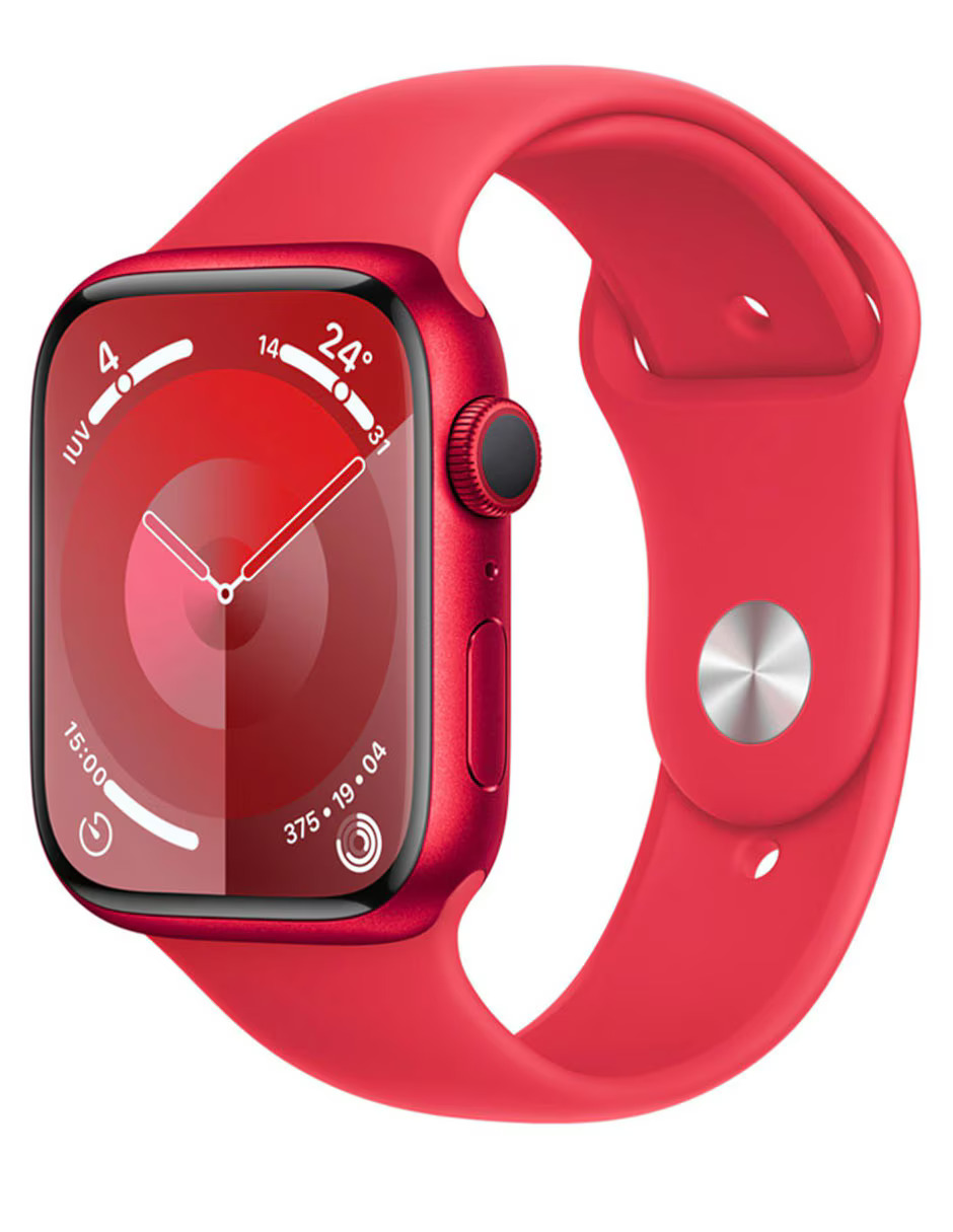Apple Watch Series 9 Gps 45 Mm Correa M/l - Rojo.
