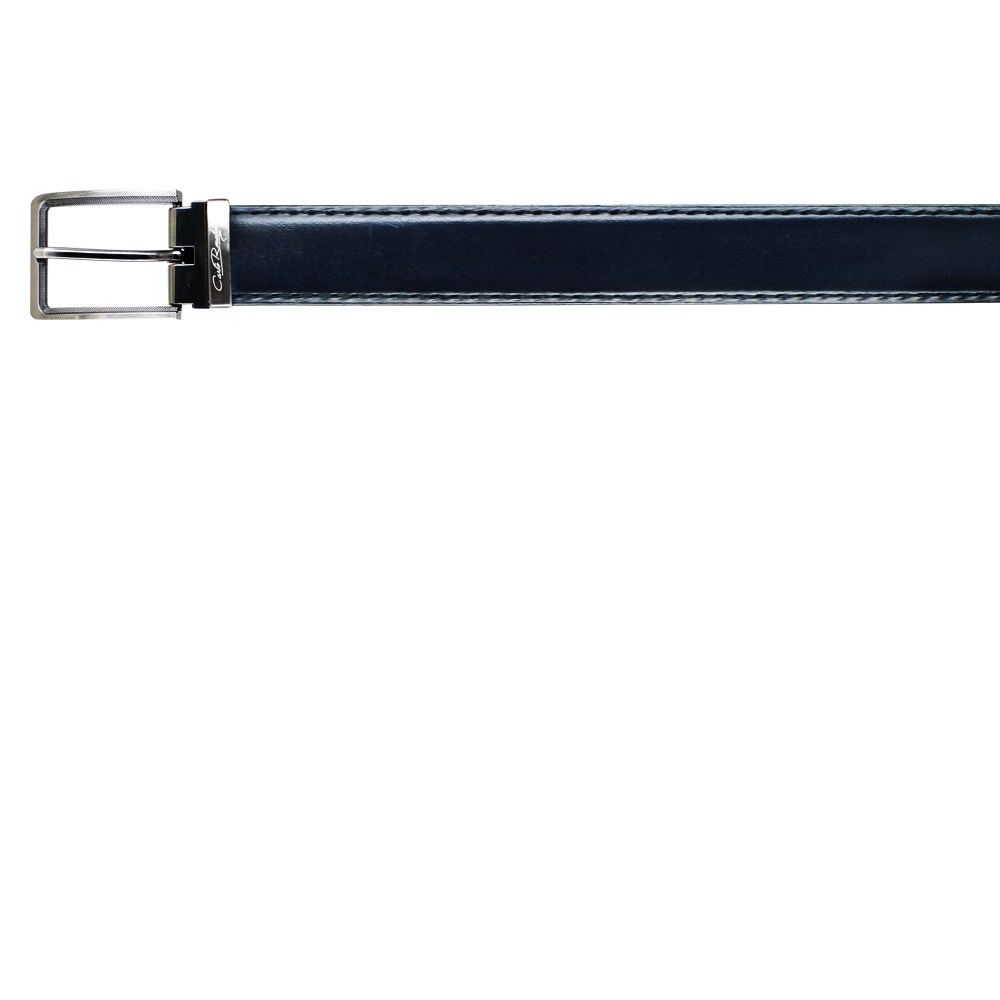 Cinturón Formal Hombre Carlo Ronaldi 12 Becerro Azul Marino Casual