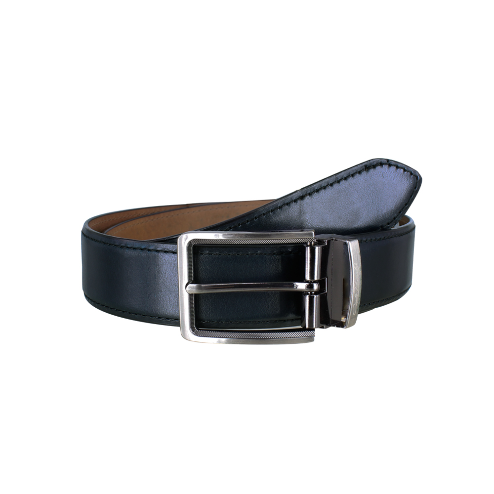 Cinturón Formal Hombre Carlo Ronaldi 12 Becerro Azul Marino Casual
