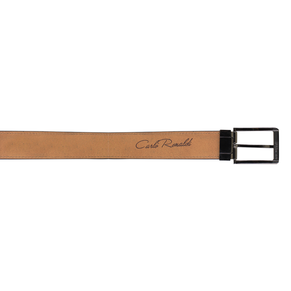 Cinturón Formal Hombre Carlo Ronaldi 12 Becerro Azul Marino Casual