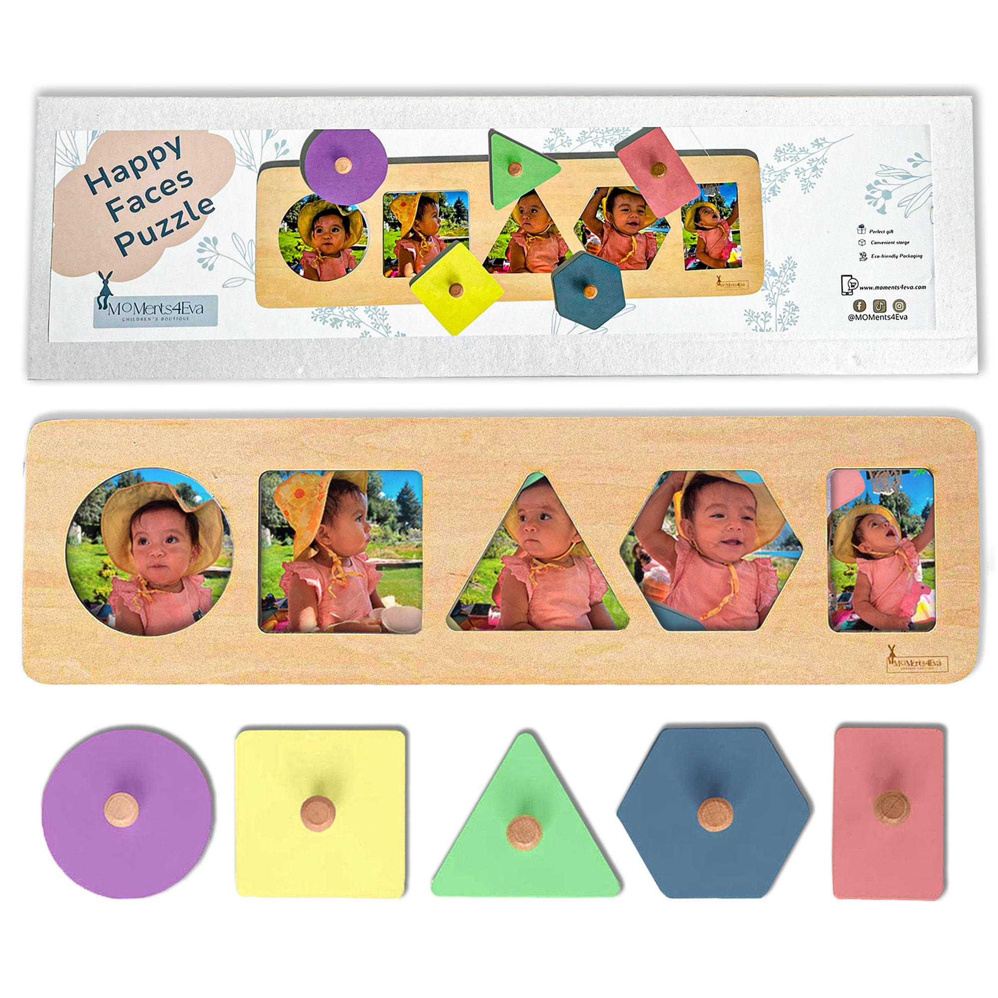 Juguete Educativo Madera Juguete Montessori Niños Peekaboo