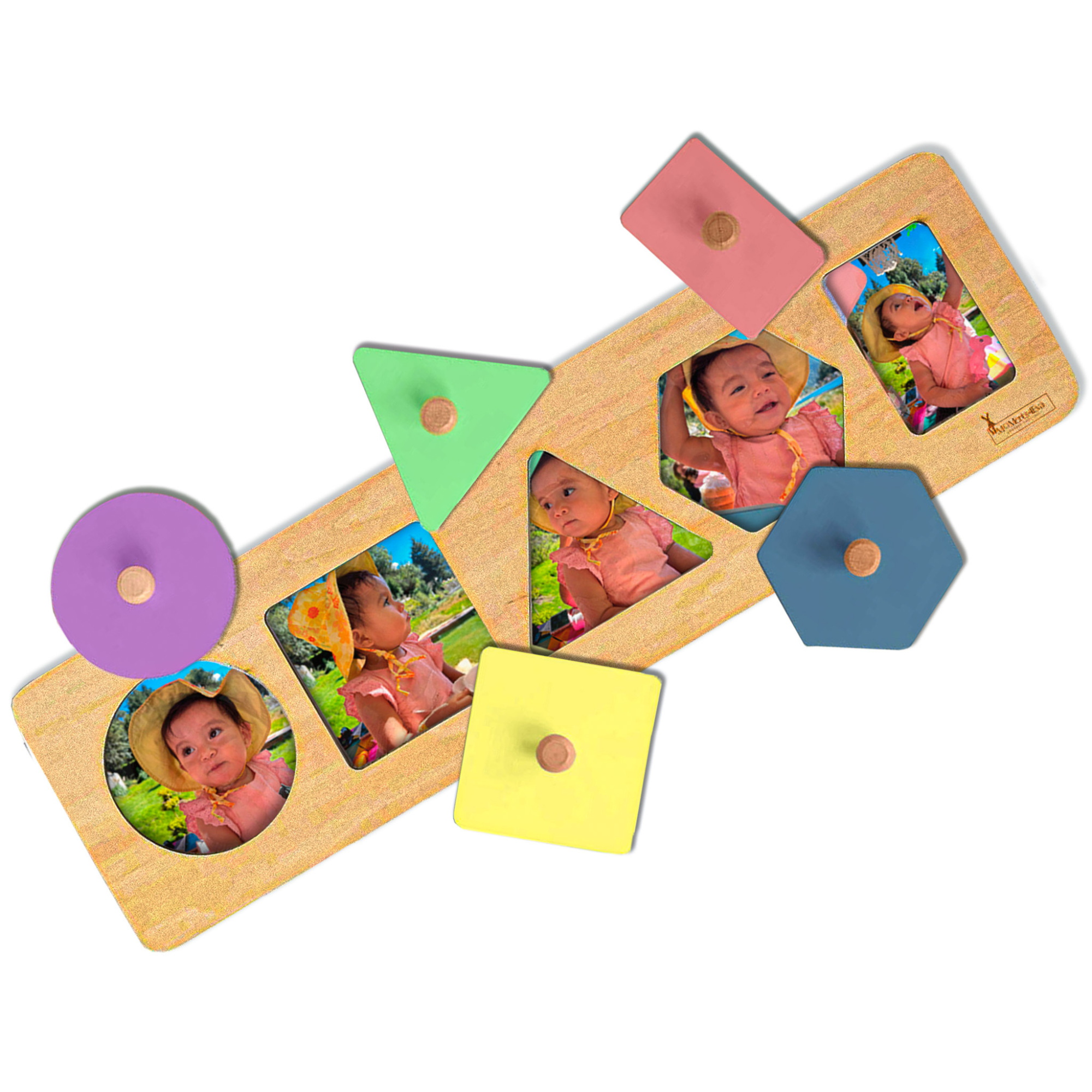 Juguete Educativo Madera Juguete Montessori Niños Peekaboo