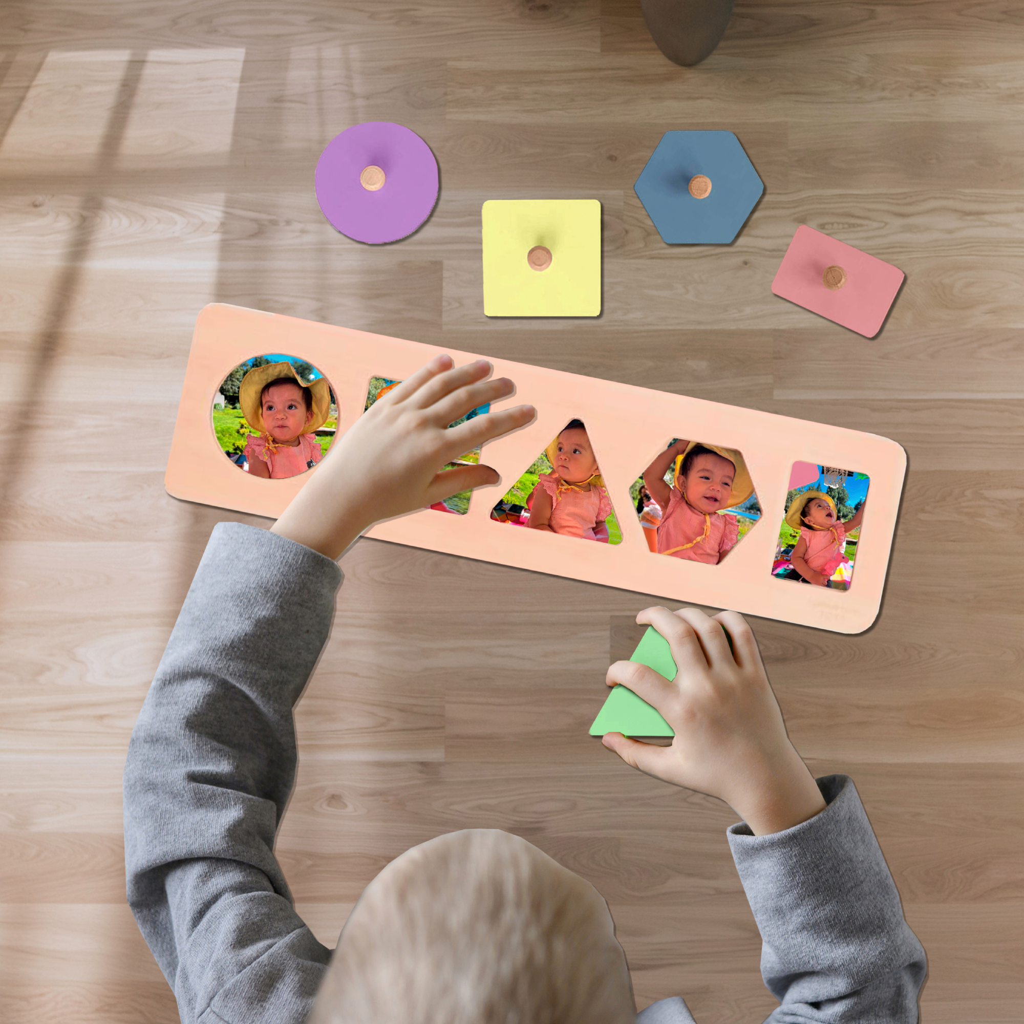 Juguete Educativo Madera Juguete Montessori Niños Peekaboo