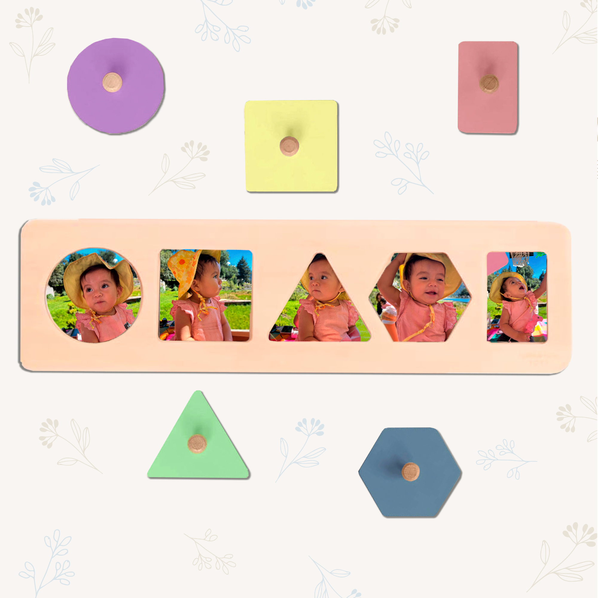 Juguete Educativo Madera Juguete Montessori Niños Peekaboo
