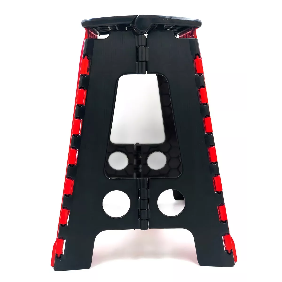 Banco Plegable Grande Plástico Rojo 120kg Uso Rudo