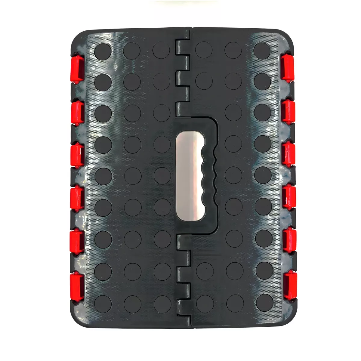 Banco Plegable Grande Plástico Rojo 120kg Uso Rudo
