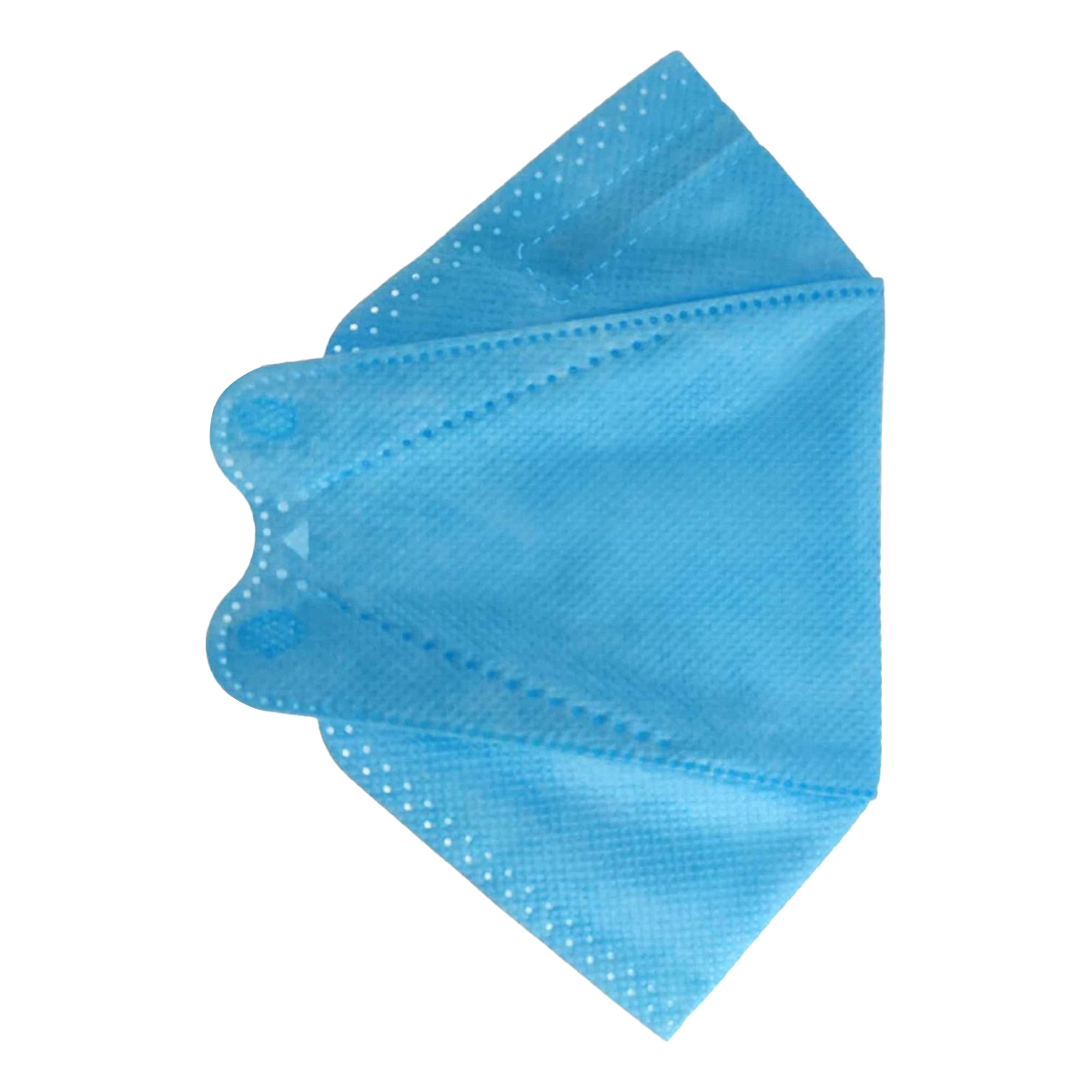 Cubrebocas Kf94 Mascarillas 3d Colores 10pzs Filtración 94% Azul cielo Azul Cielo.