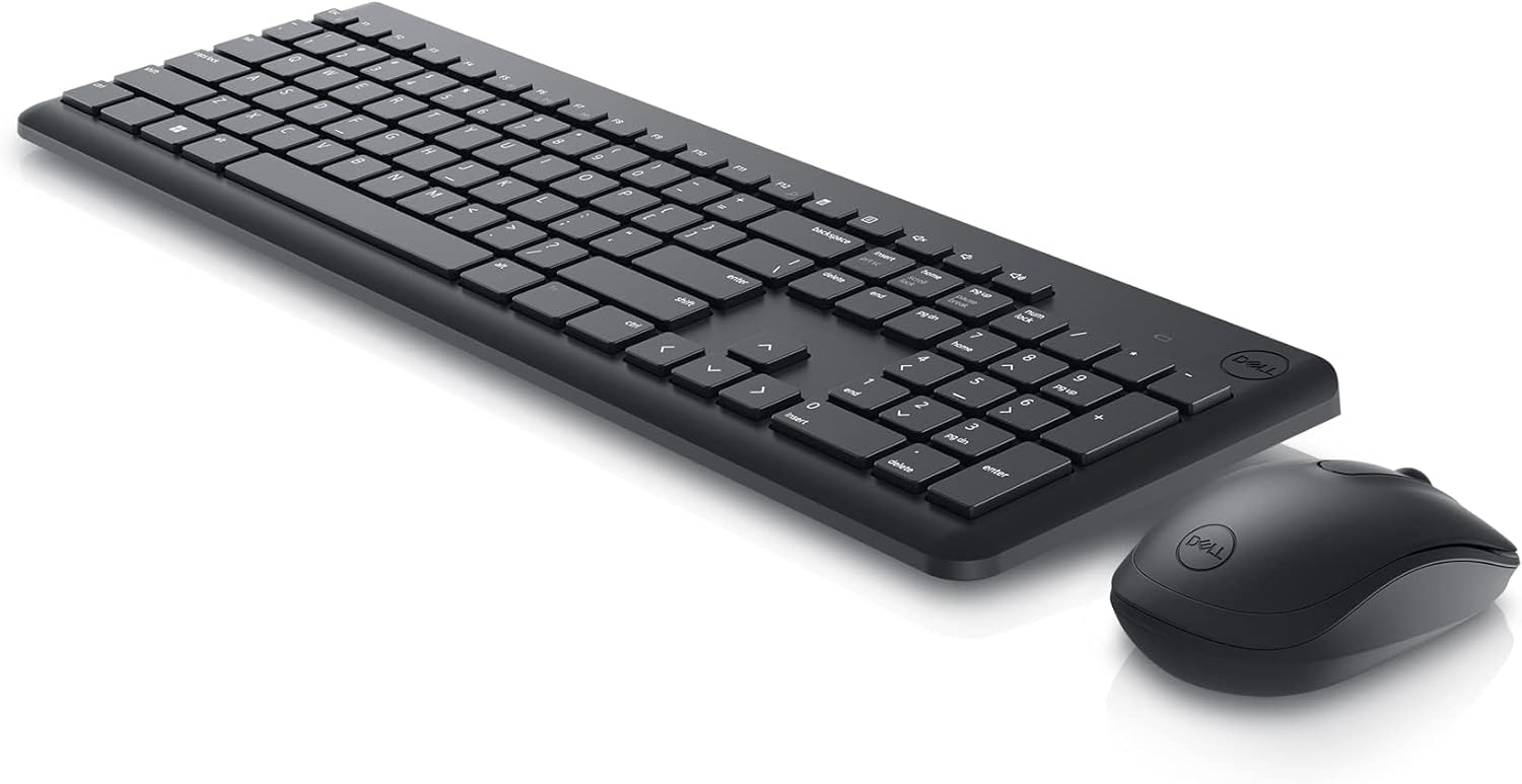 KIT TECLADO Y MOUSE DELL KM3322W TEC/ESP INALAMBRICO USB NEGRO 580-AKCU