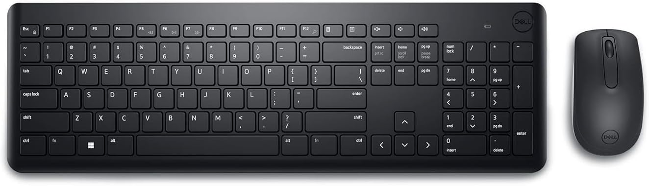KIT TECLADO Y MOUSE DELL KM3322W TEC/ESP INALAMBRICO USB NEGRO 580-AKCU