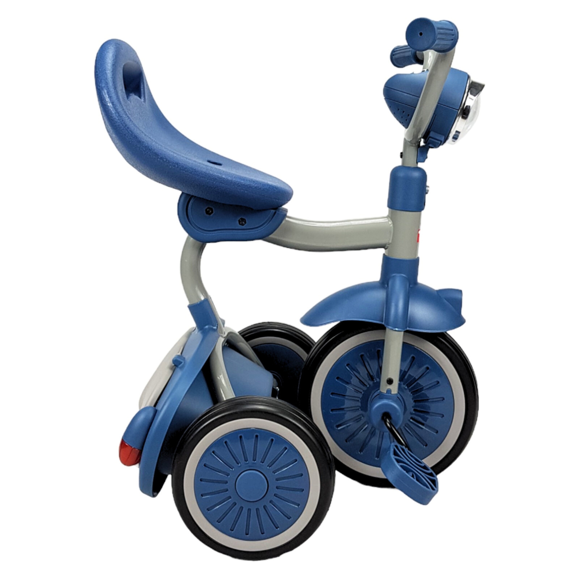 Triciclo para Niños Plegable con Luz y Sonido de 2 a 4 años -Azul