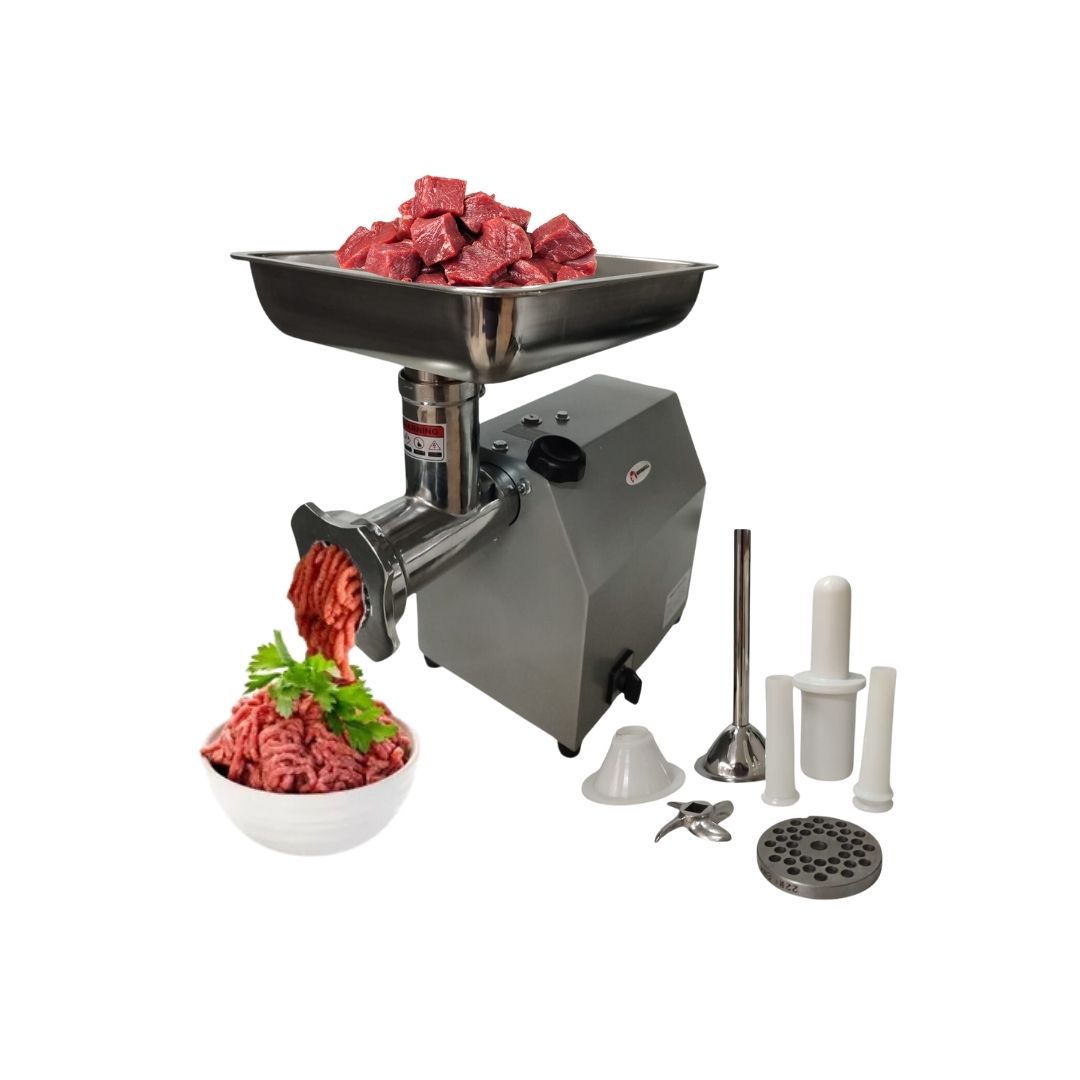 Molino de carne Shorbull de acero inoxidable industrial #22 para 240 kg 