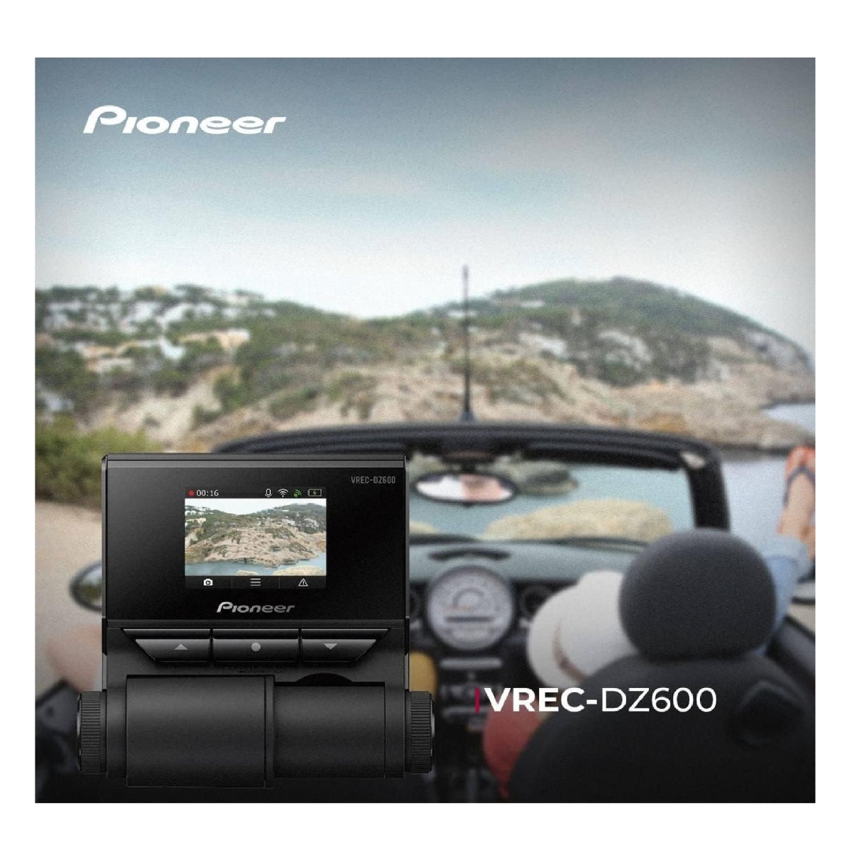 Cámara Frontal Pioneer VREC-DZ600 P/ Vehículo 1 Can ALBY2