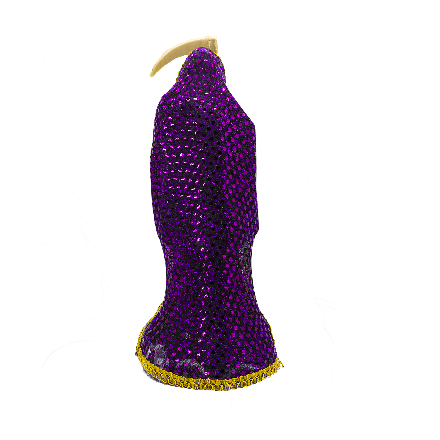 Santa Muerte Morada Vestida 15 cm + Libro