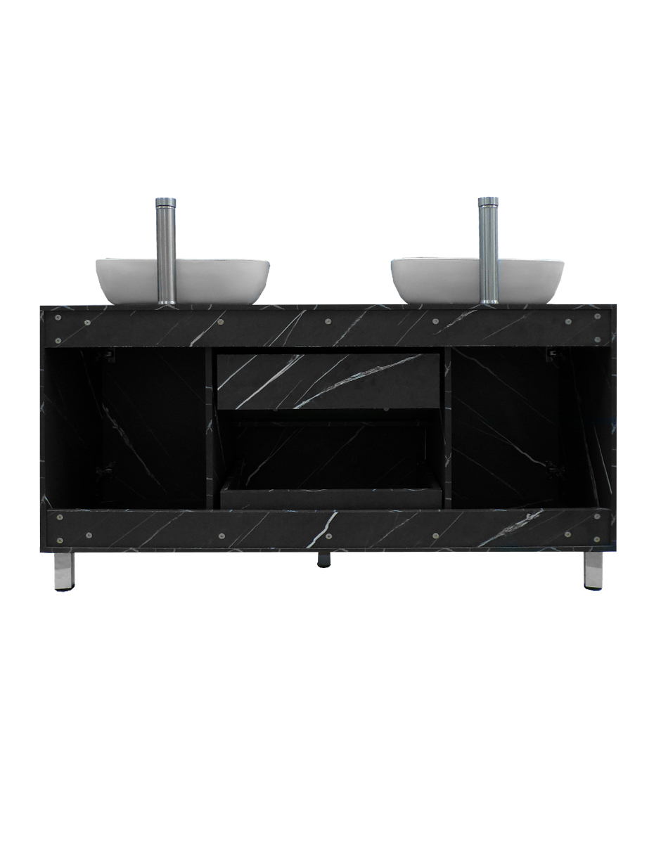 Gabinete Para Baño MÉDANO Con Doble Lavamanos Minimalista